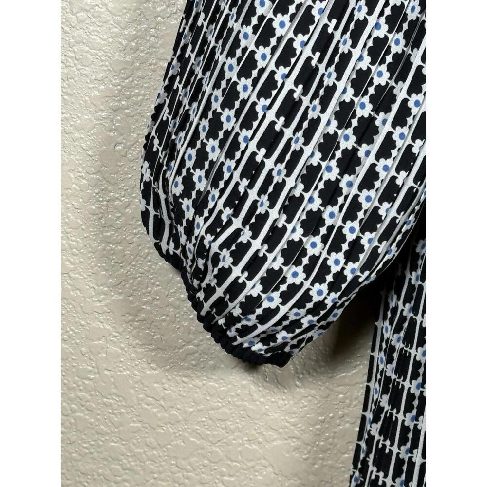 Max Studio Women Dress Size M Geometric 3/4 Sleeve Relax Fit Career Office - Picture 5 of 9
